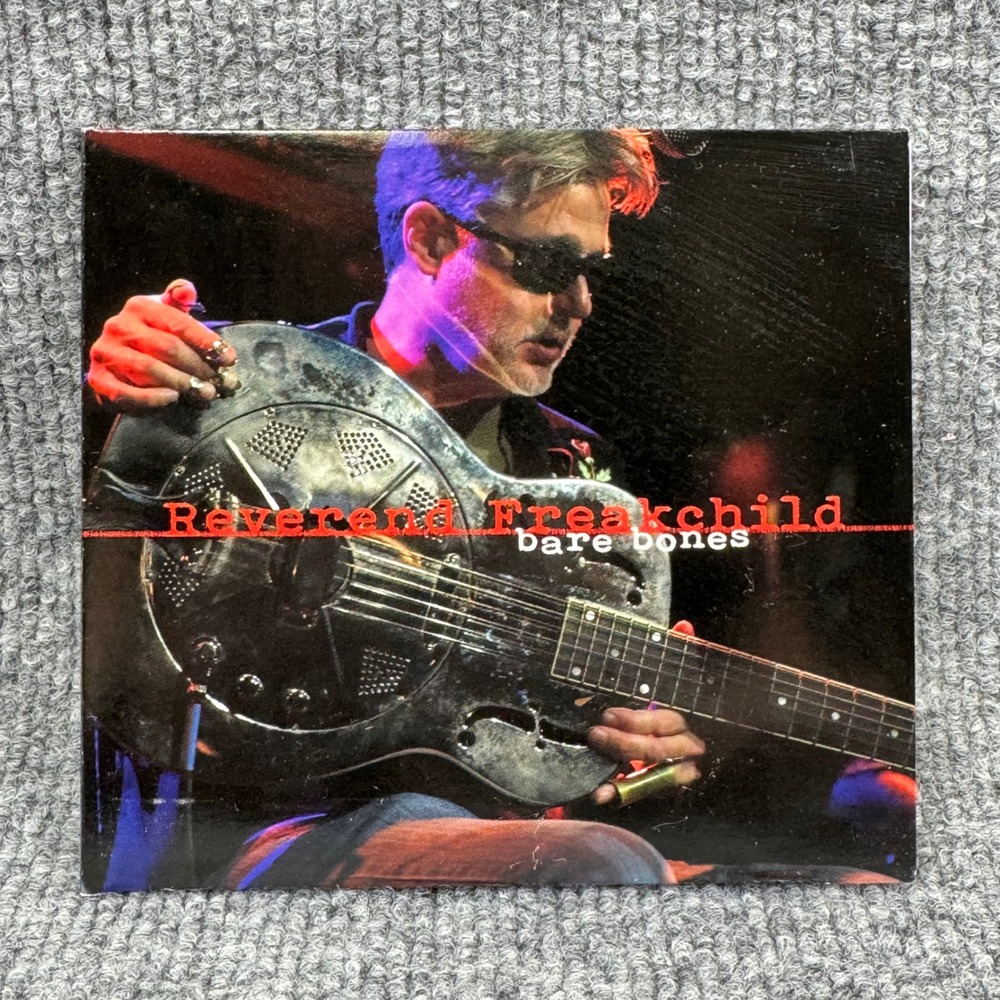 Reverend‎ Freakchild: Bare Bones (2-CD 2024) Live Acoustic Blues TNR-018 Promo
